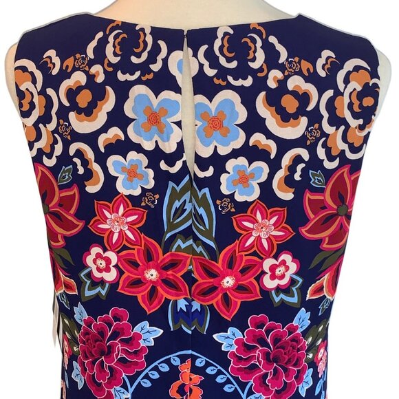 NWT - Sangria Sleeveless Keyhole Floral Dress - Picture 8 of 9